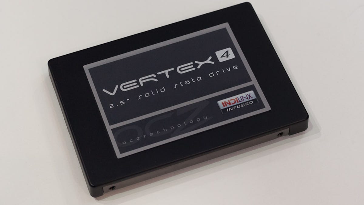 OCZ debuted the Vertex 4 SSD at CeBIT.