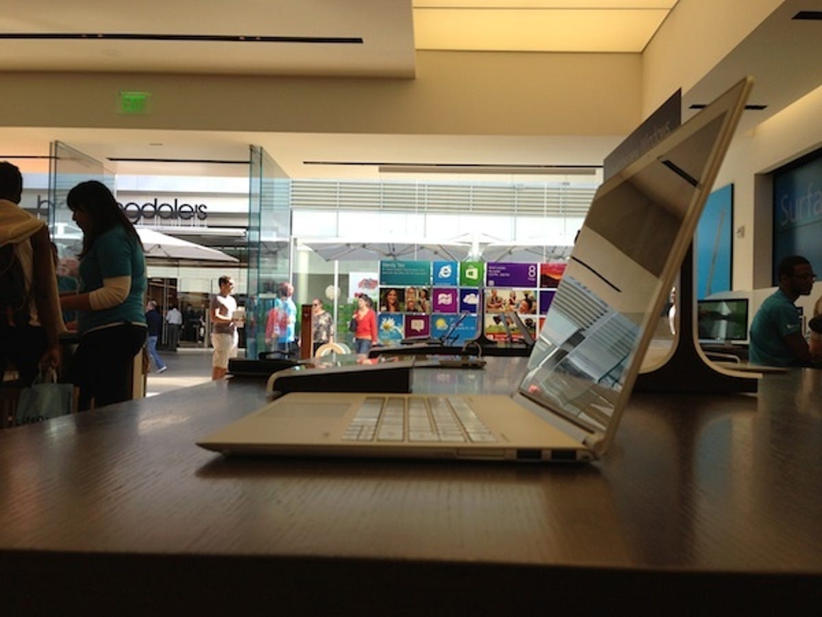 The Acer Aspire S7 touch-screen laptop has been in demand at Microsoft stores.