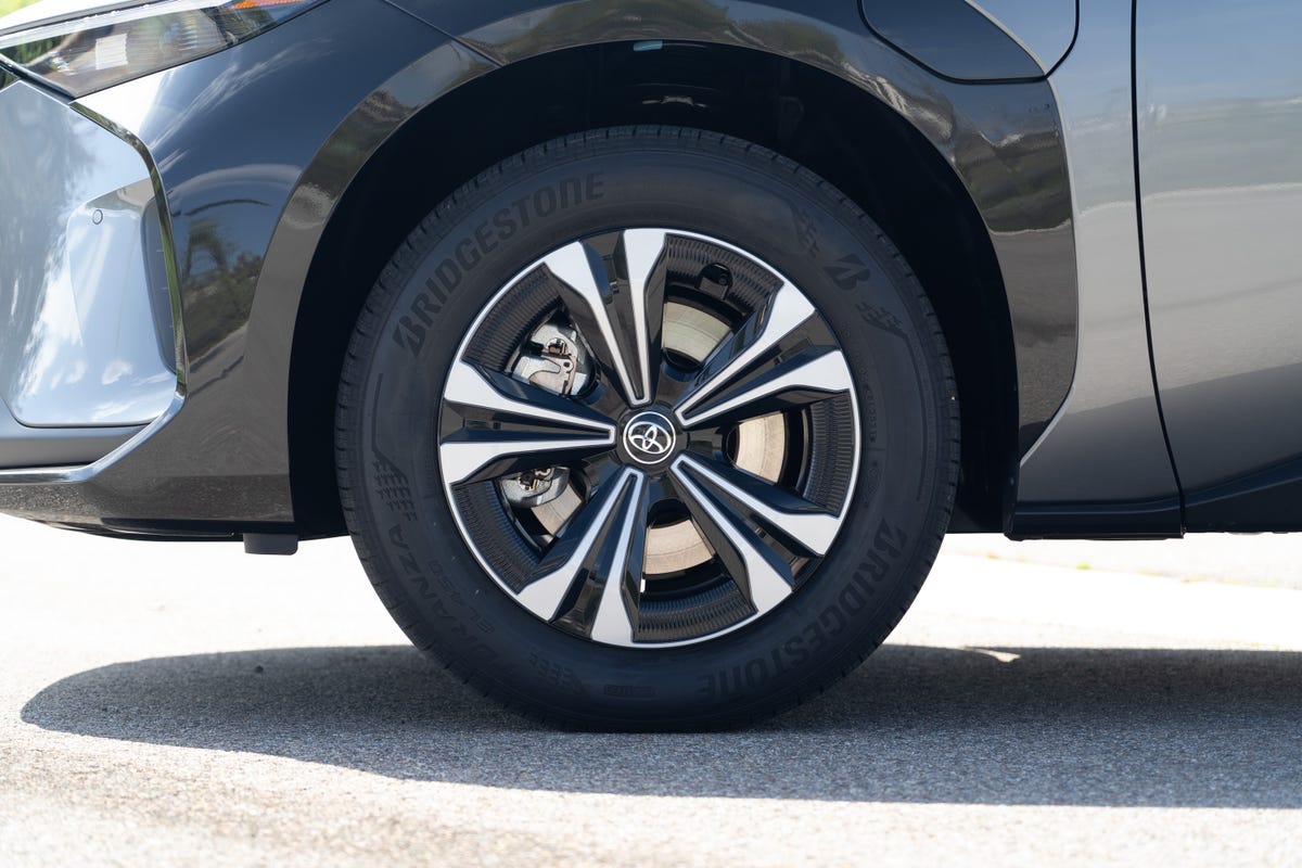 tech news Toyota BZ4X wheels and tires