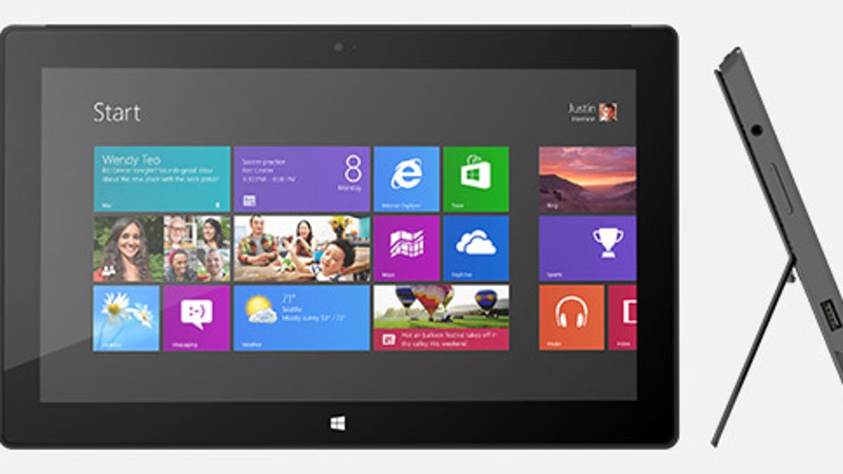 Surface with Windows 8 Pro starts at an ultrabook-like $899.