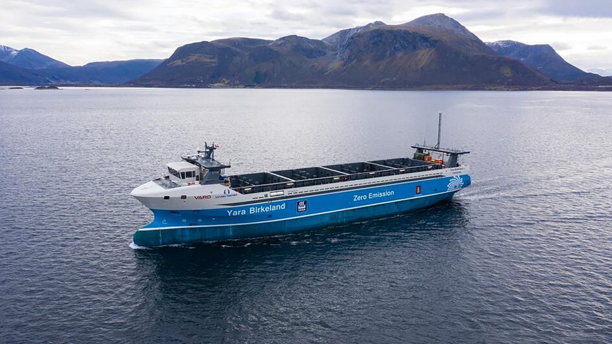 Yara Birkeland electric autonomous ship