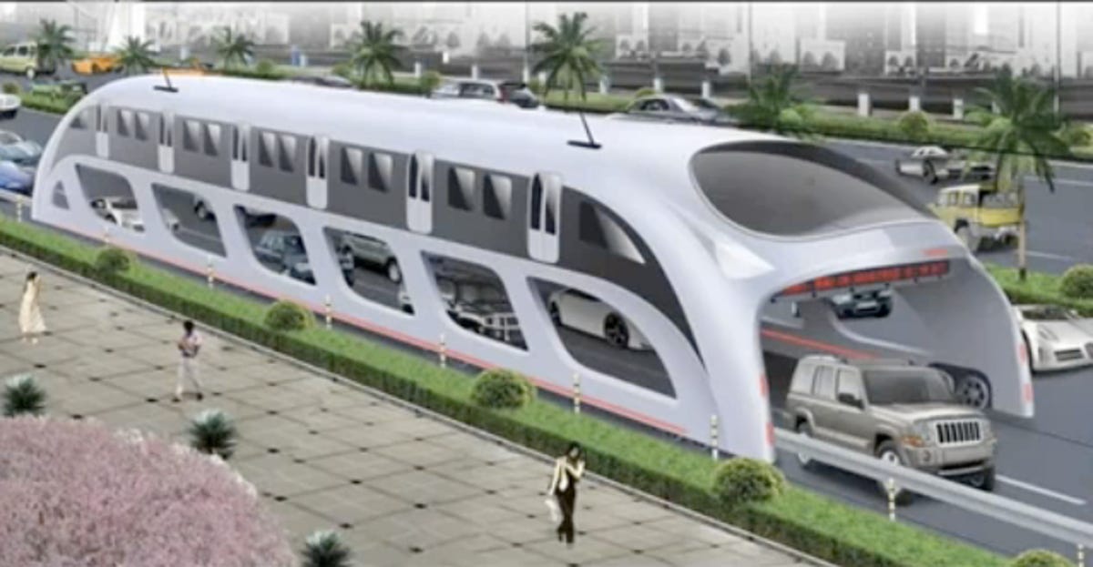 China's developing a bus/subway mashup.