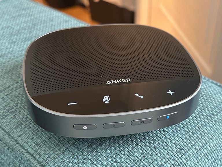 The Anker PowerConf S500 is a well-designed speakerphone