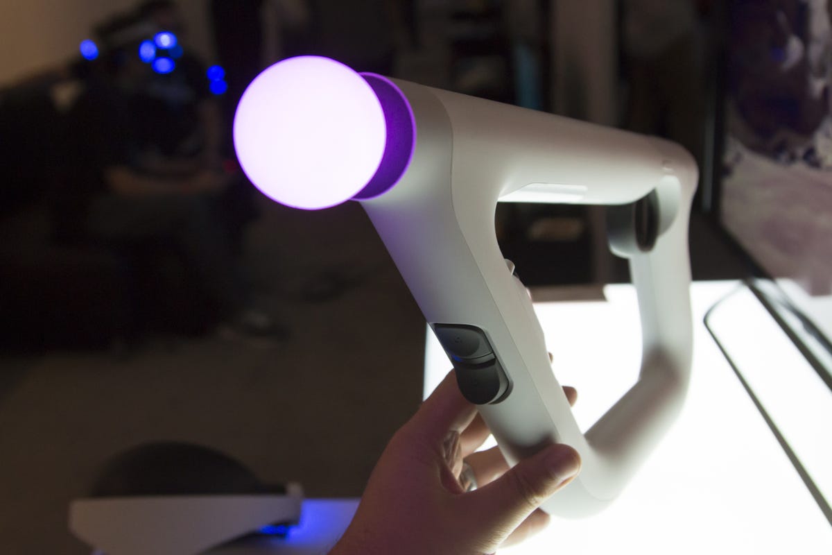 Up close with Sony's PS VR Aim controller (pictures) - CNET