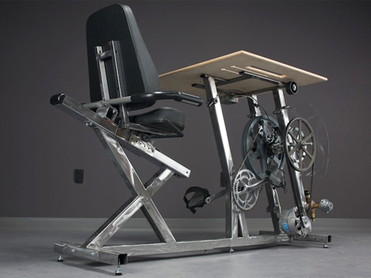 Pedal Power: pedal your desk to power your laptop - CNET