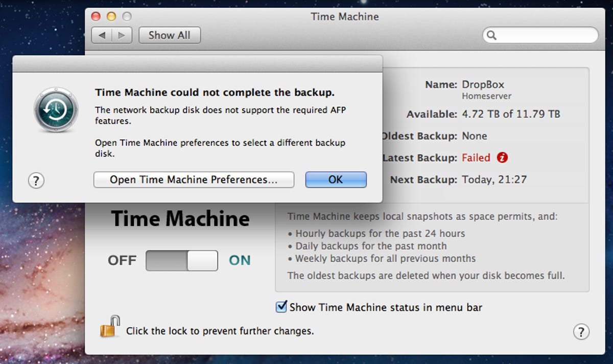 Upgrading to Lion will for now mean that you can't back up to third-party NAS servers with Time Machine.