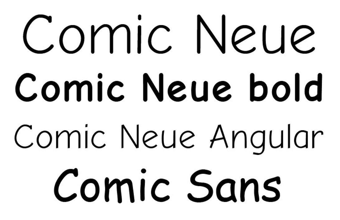 Comic Neue typeface
