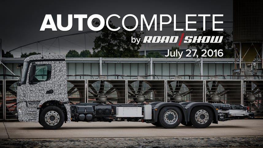 AutoComplete for July 27, 2016: Daimler unveils the electric truck of the future