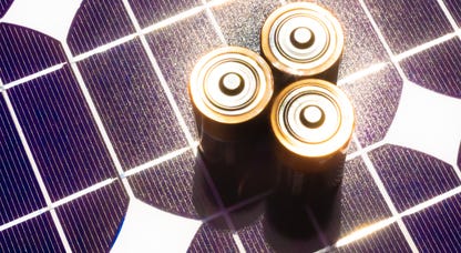 Solar power energy and battery storage