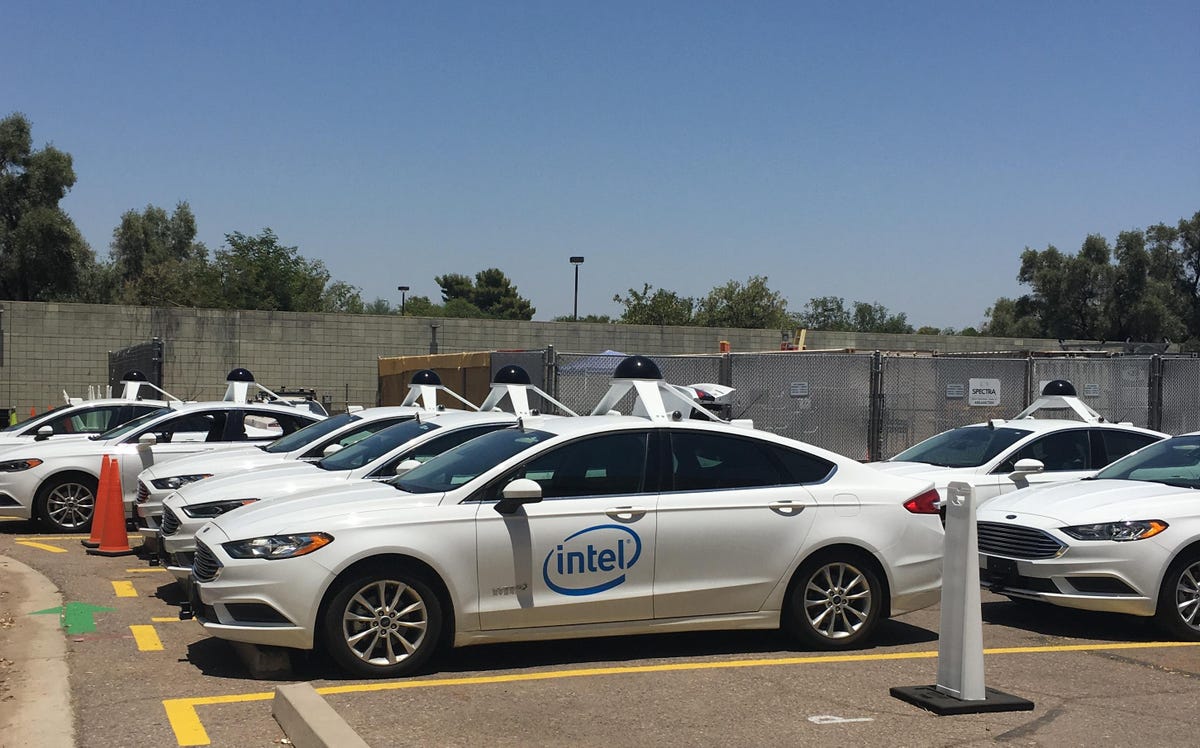 Intel Ford Fusion self-driving car
