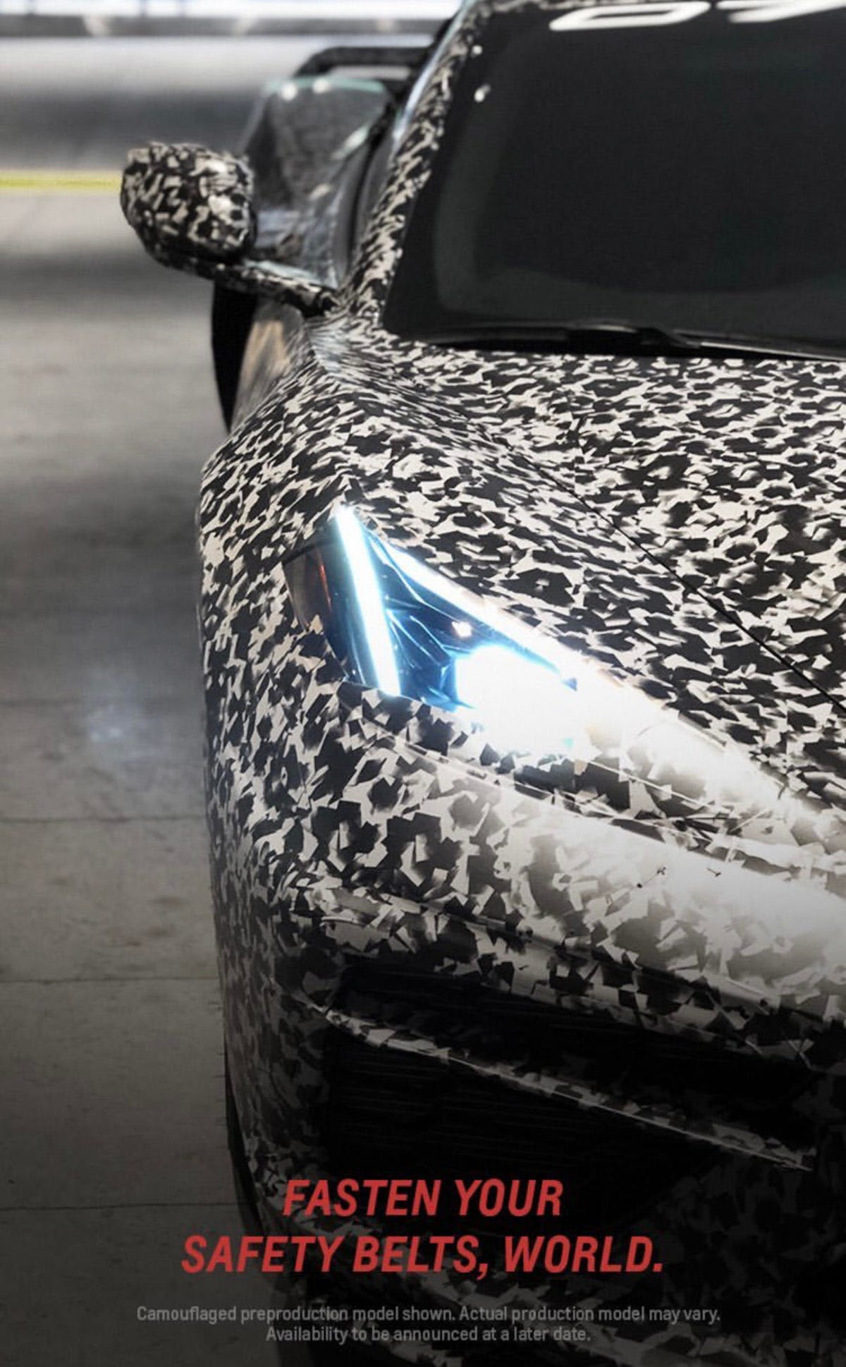 2020 Chevy Corvette teaser image