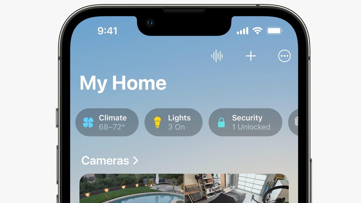 Apple Home lock screen smart control widgets