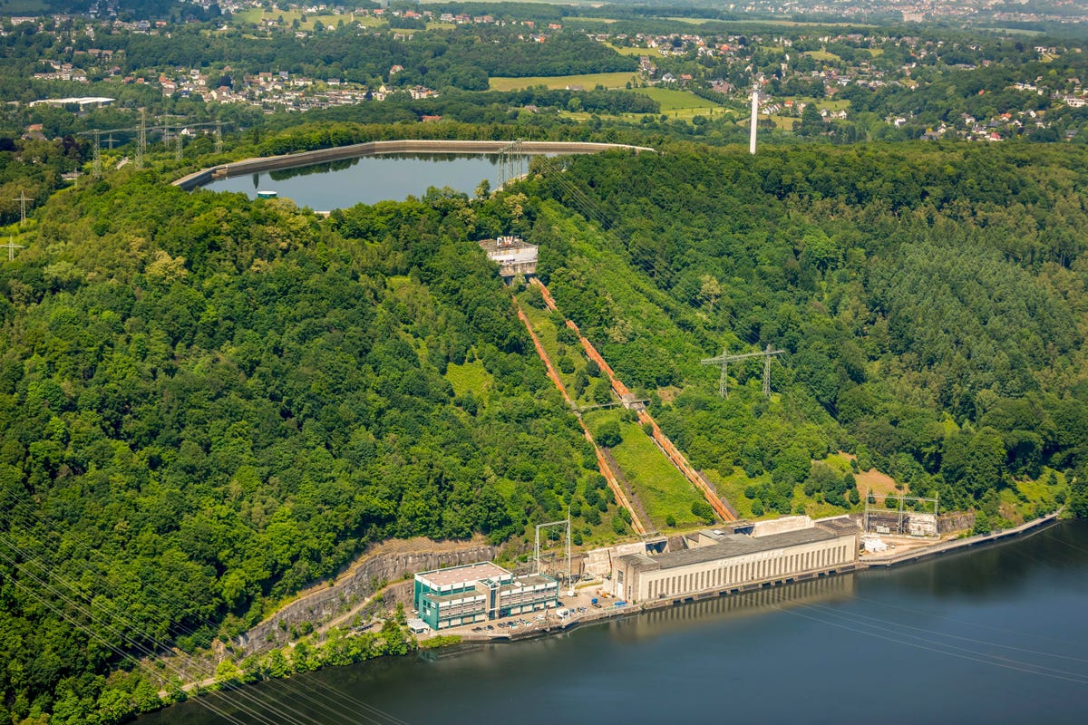 Koepchenwerk, hydroelectric power plant of RWE, pumped-storage power station, Herdecke, North Rhine-Westphalia, Germany