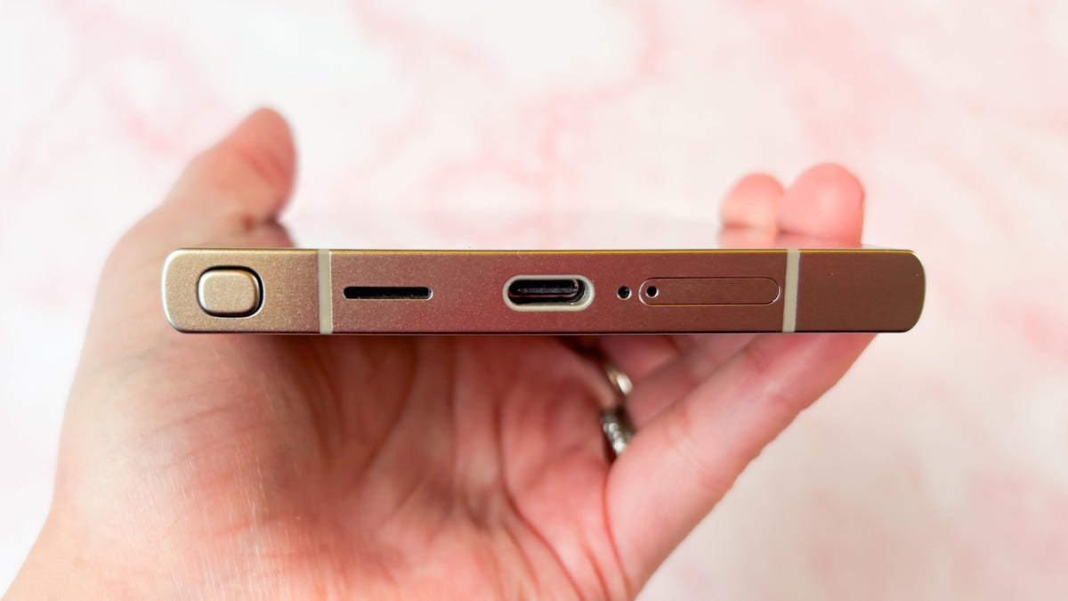 The Galaxy S24 Ultra's S Pen slot and USB-C charging port