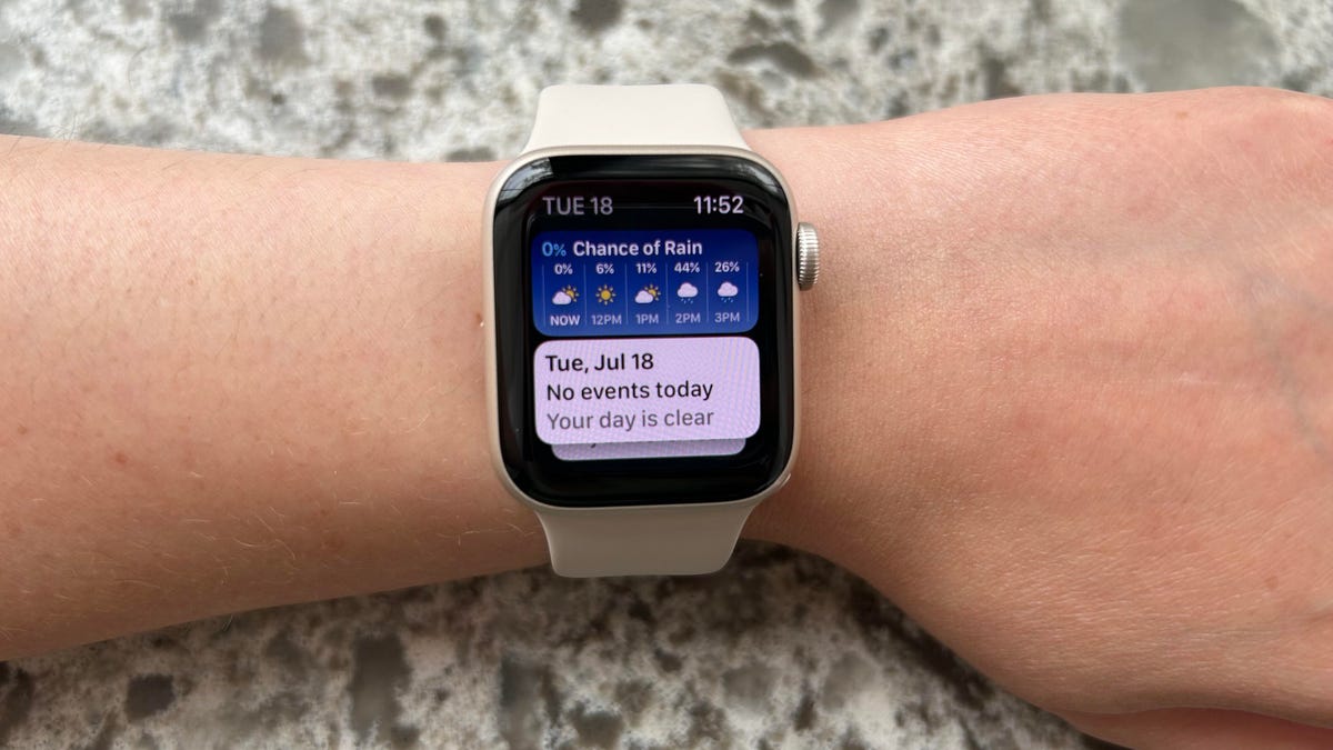 An Apple Watch on someone&apos;s wrist