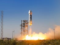 <p>Blue Origin's New Shepard launches from Texas.</p>