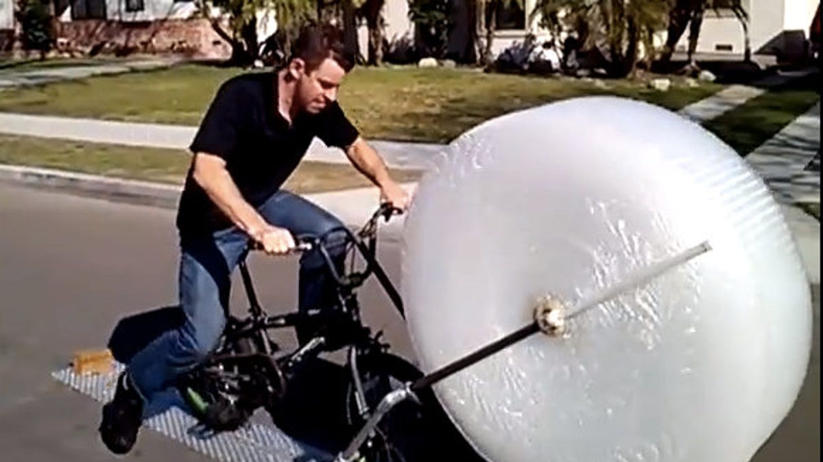 Bubble-wrap bike