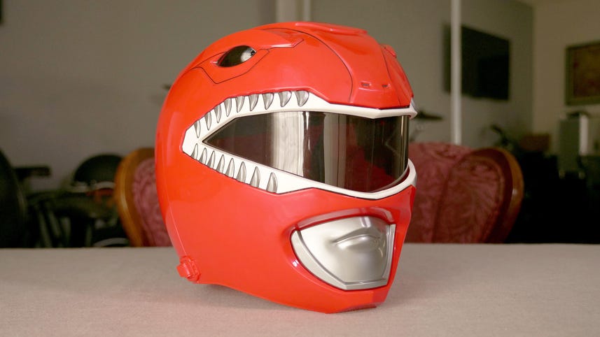 Mighty Morphin Red Ranger Helmet unboxing