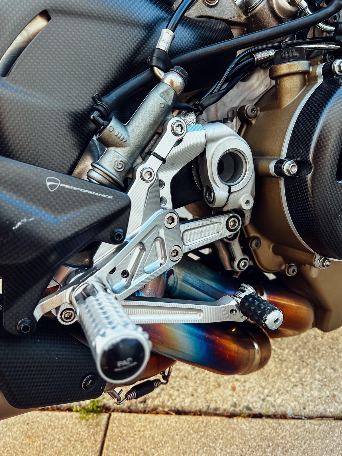 Ducati Streetfighter V4 S with accessories