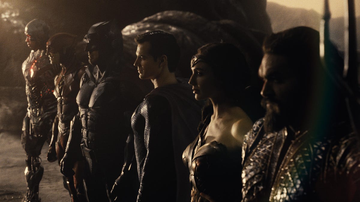 Justice League lined up in Snyder Cut