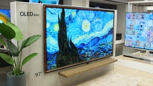 97-inch LG G2: Biggest OLED TV yet