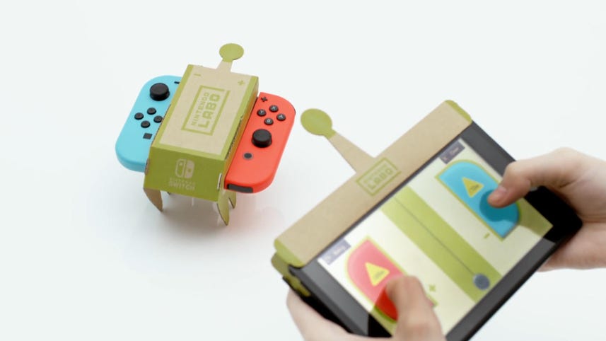 Nintendo Labo uses cardboard 'Toy-Cons'