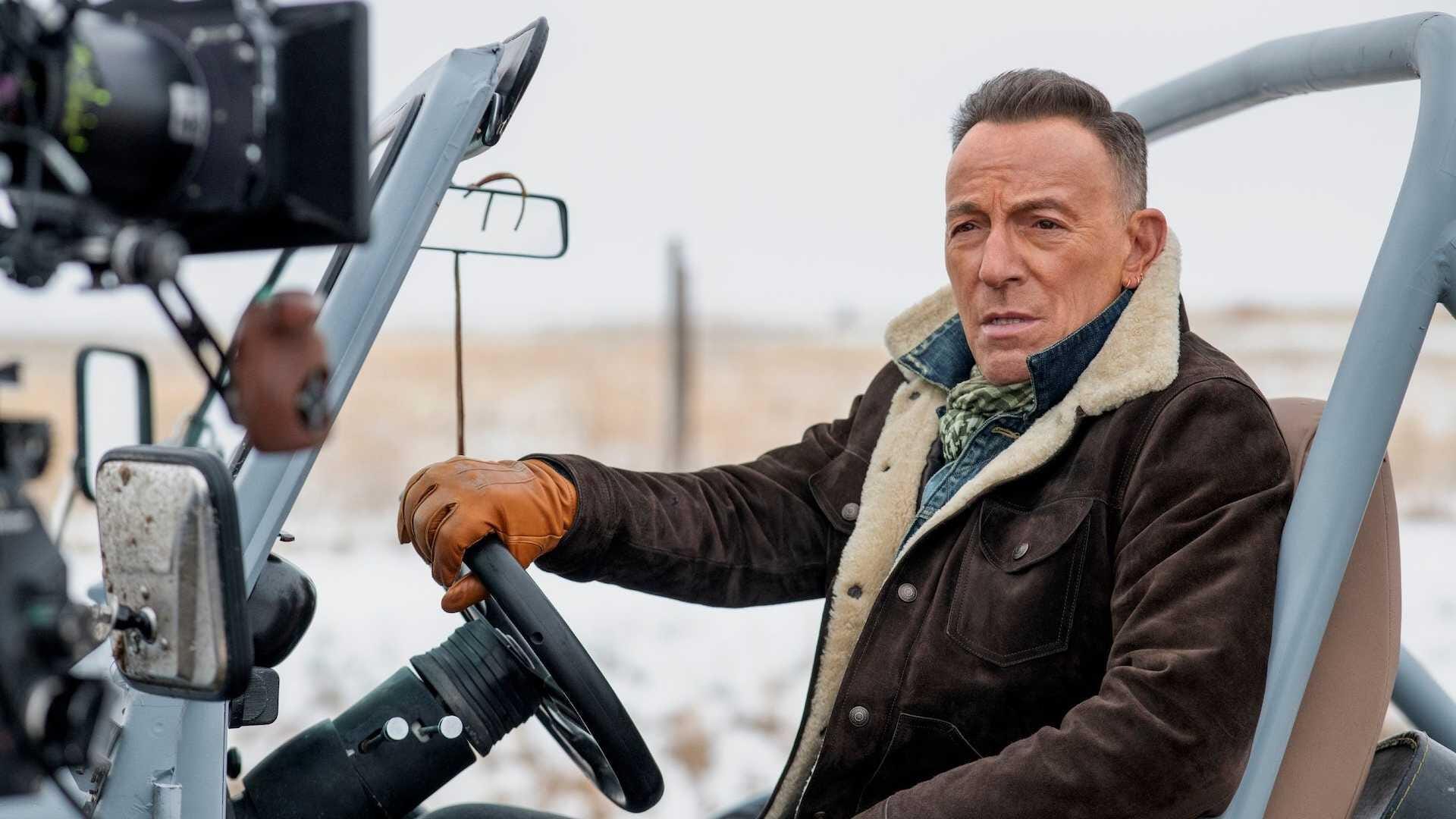 Bruce Springsteen with Jeep in Super Bowl ad