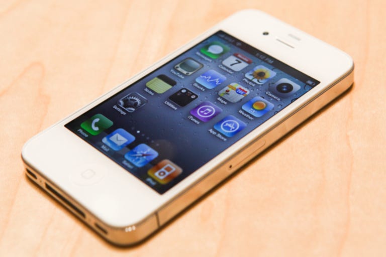 Apple said today the white iPhone 4 won't be available until later this year.