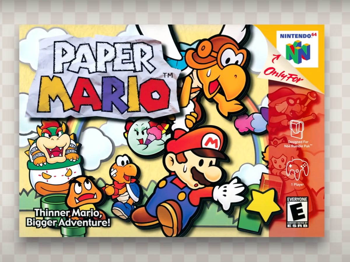 Ban Sorrow New arrival Paper Mario N64 is now available on Nintendo Switch Online - CNET