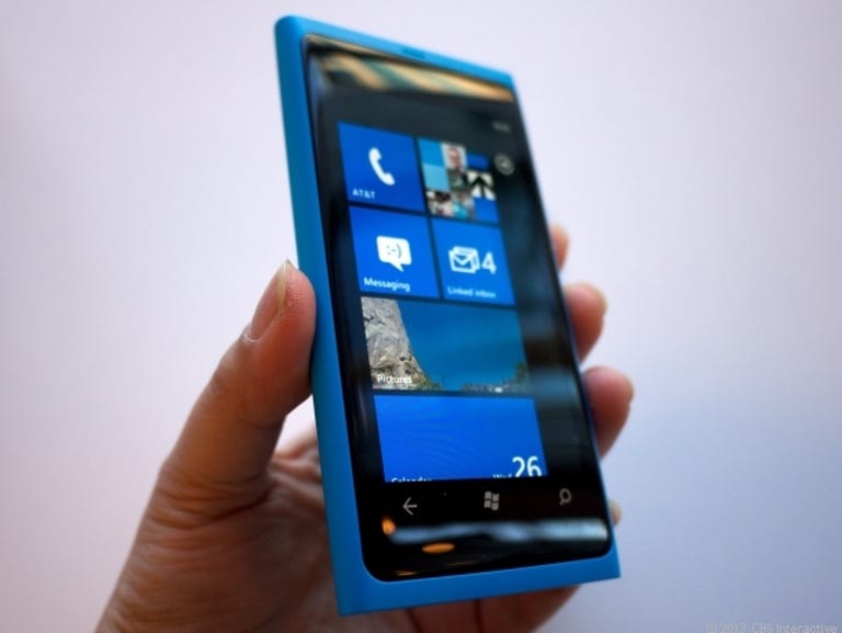 Nokia's Lumia 800, the first Windows Phone between the two companies.