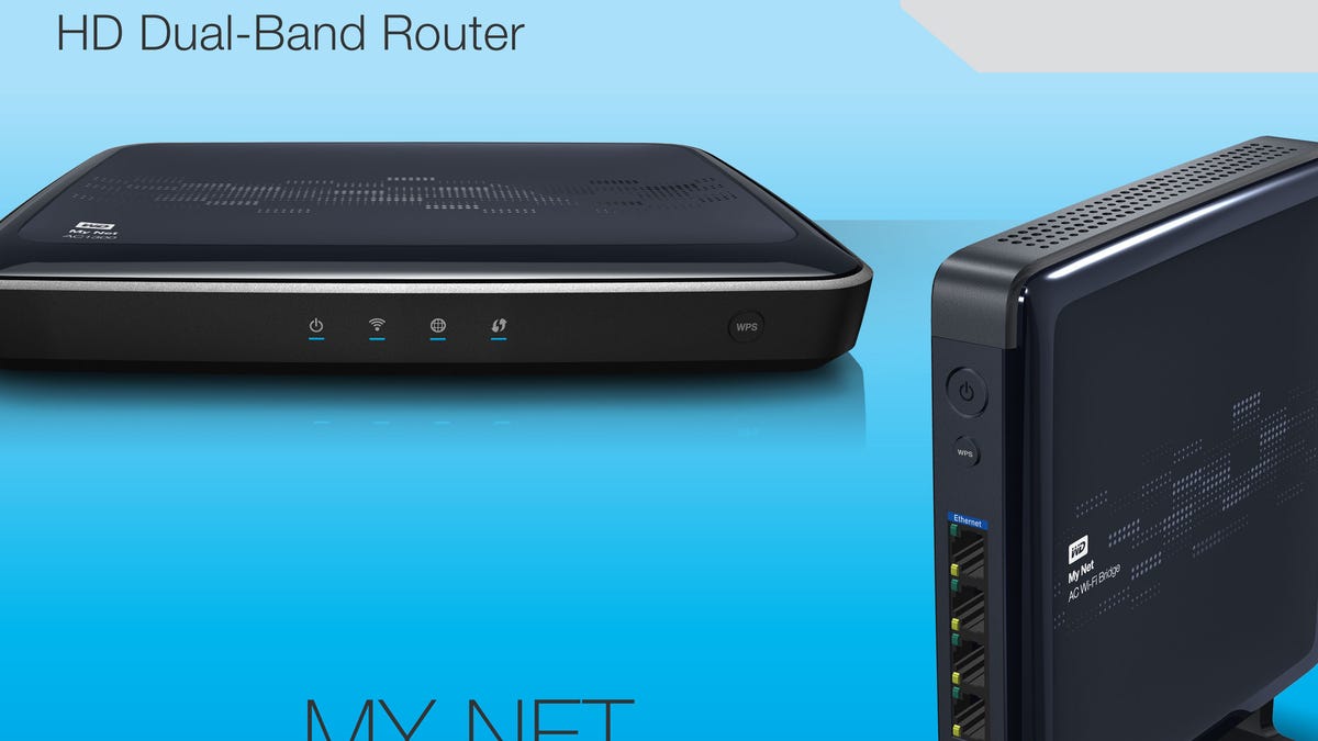 The new My Net 802.11ac router and media bridge from WD.