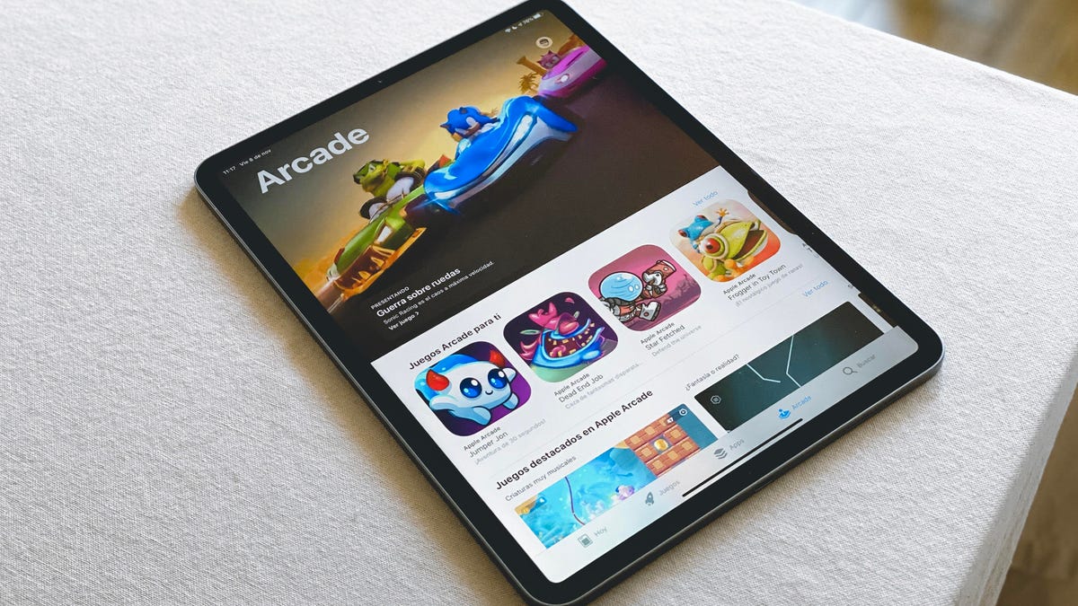 Apple Arcade on an iPad