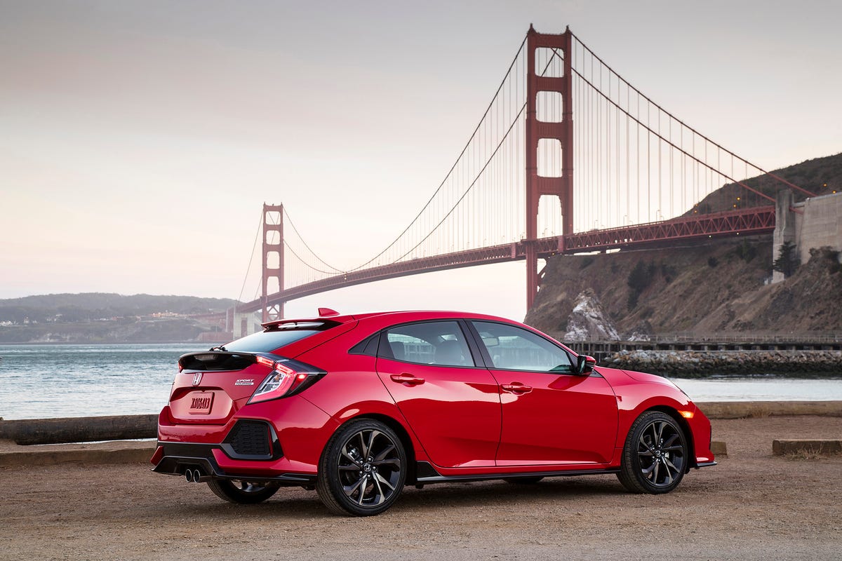 Here's your first official look at the 2017 Honda Civic Hatchback - CNET