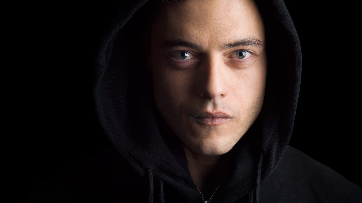 "Mr. Robot" follows hacker Elliot Alderson (played by Rami Malek) as he takes on the world of capitalism.
