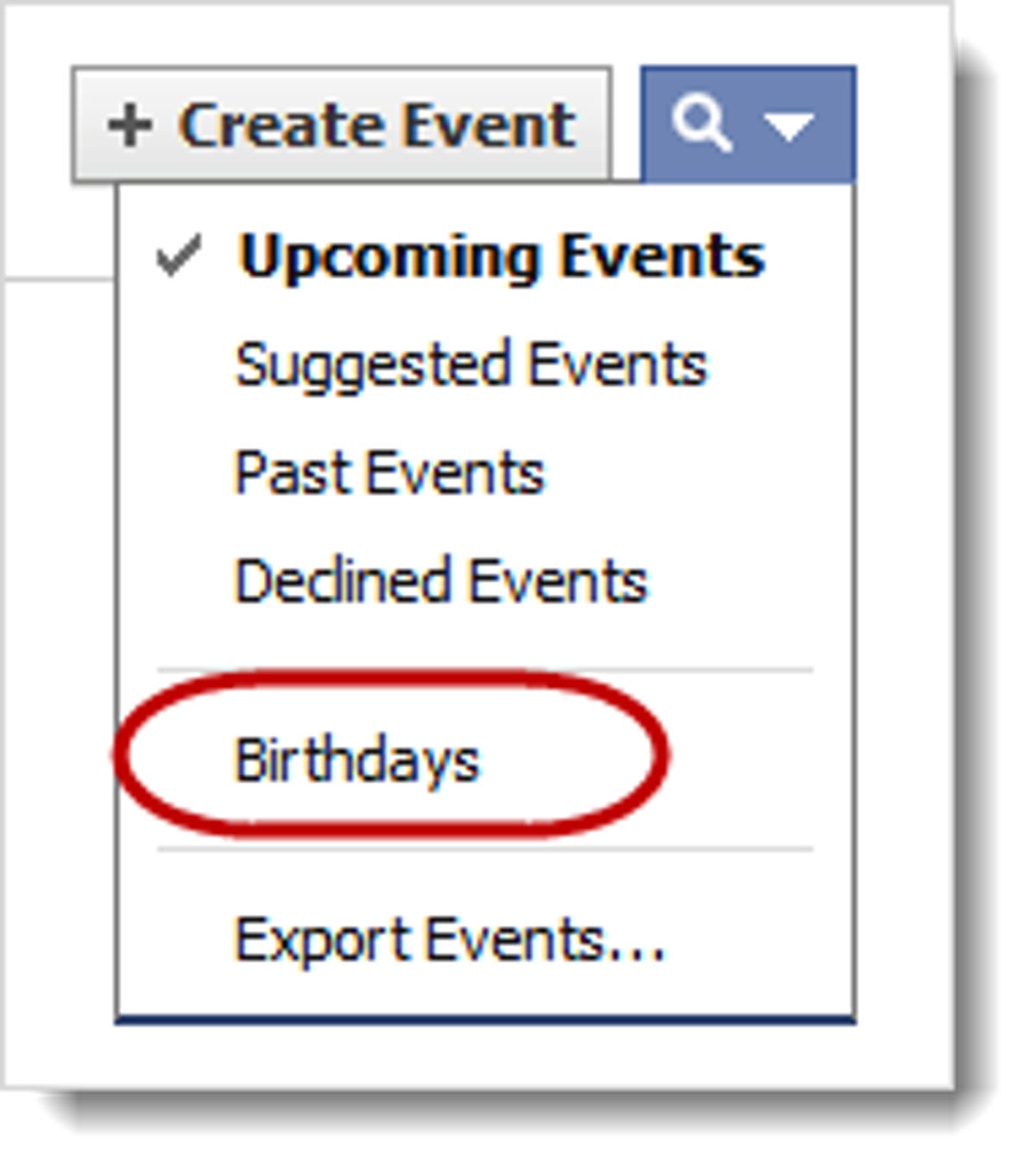 Select Birthdays from Apps