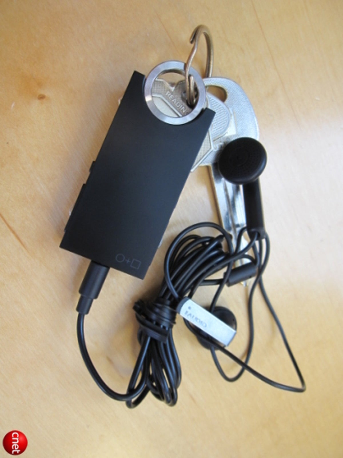 Photo of the Cowon iAudio E2 MP3 player.