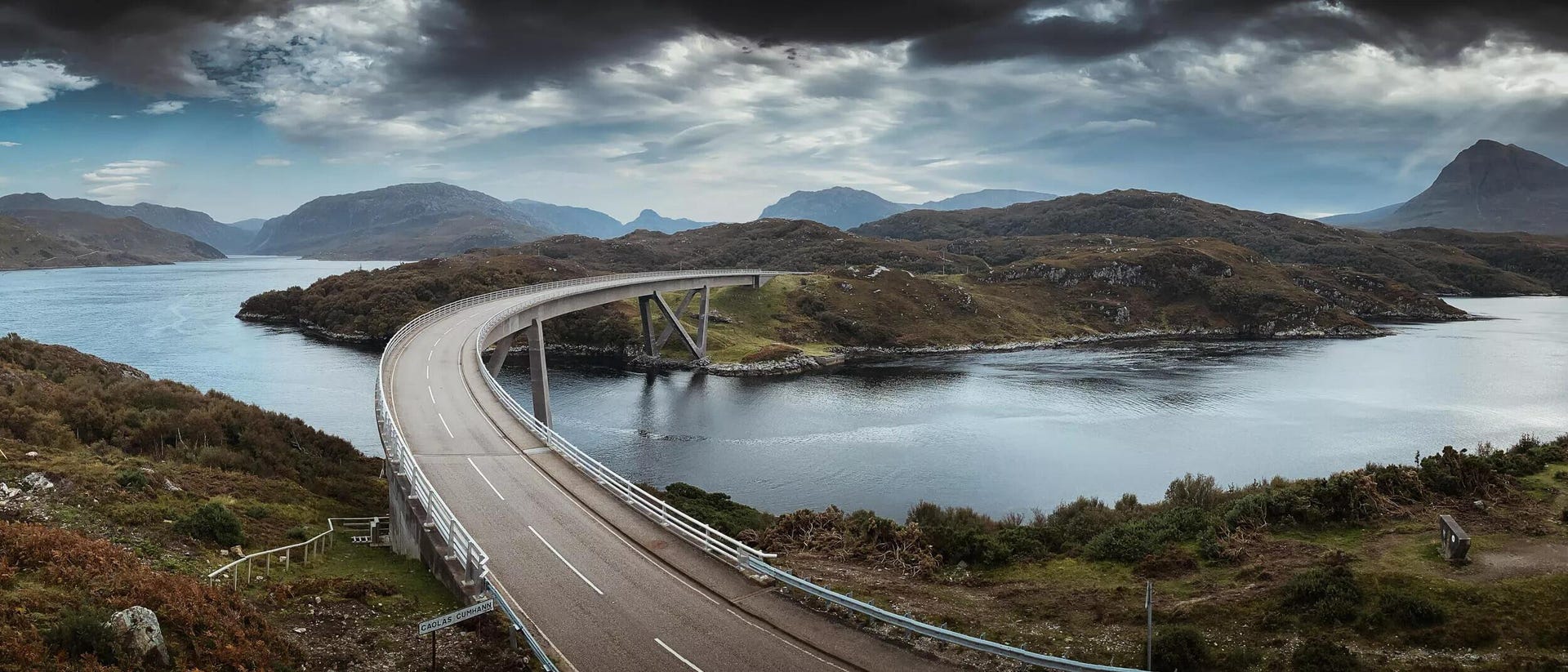 Scotland's Kylesku bridge