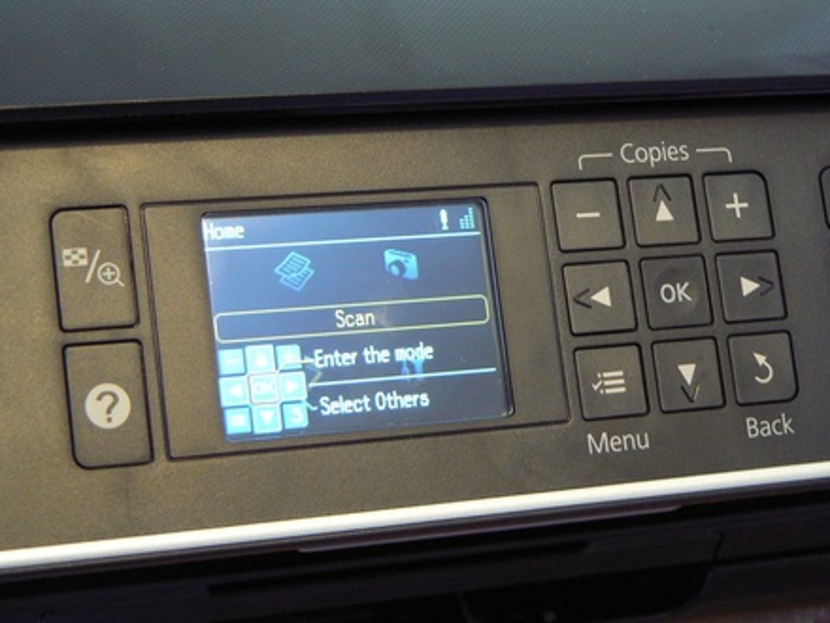Epson SX535WD controls
