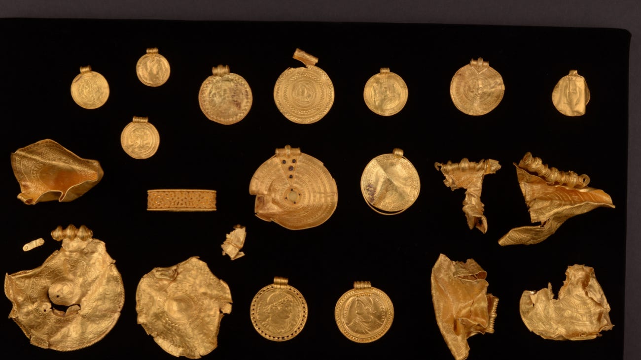 Gold rush! First-time metal-detector user uncovers 6th century golden hoard  - CNET