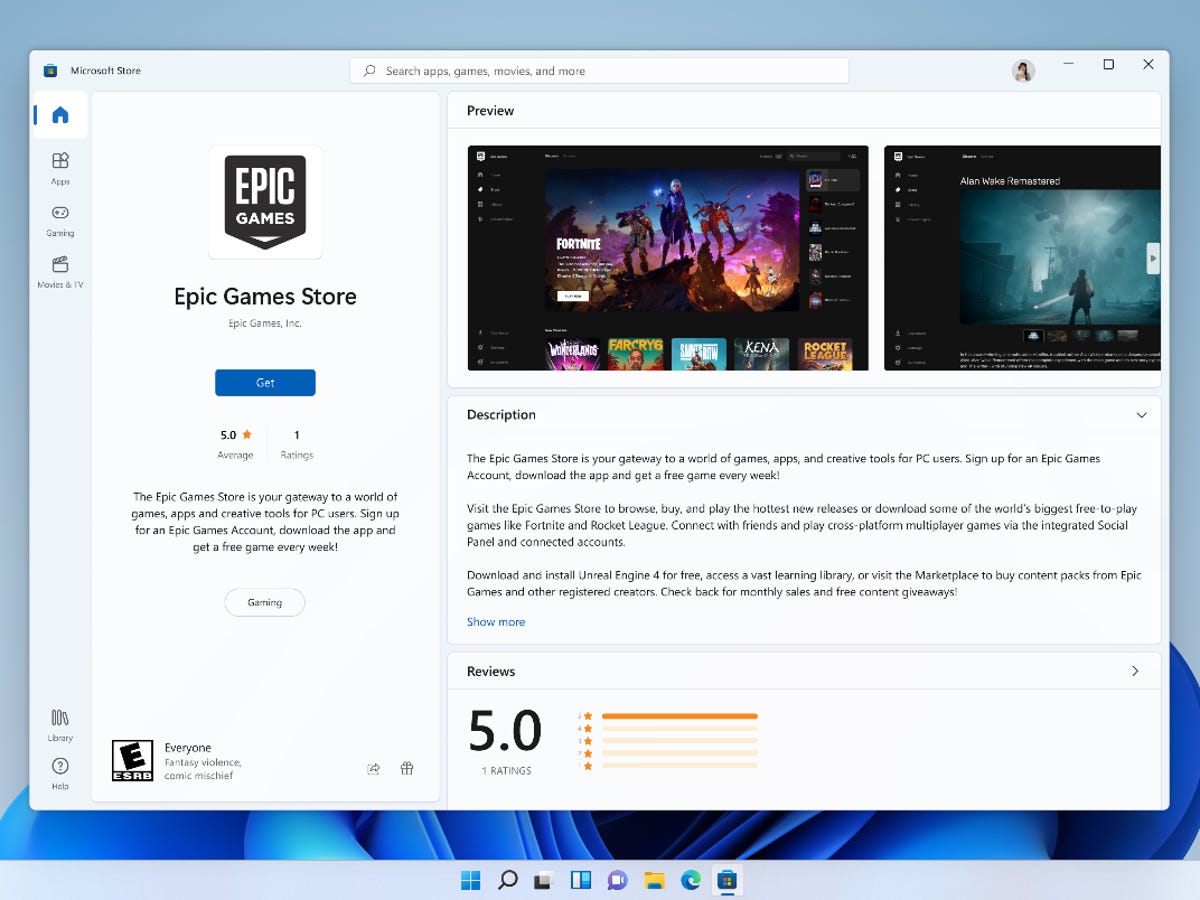 Microsoft Store on Windows to allow third-party storefront apps like  , Epic Games - CNET