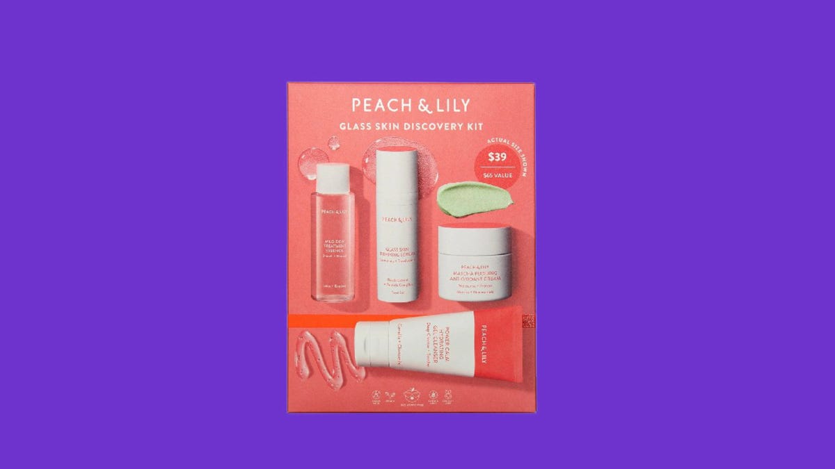 Score Peach & Lily's Glass Skin Discovery Kit for $39 - CNET