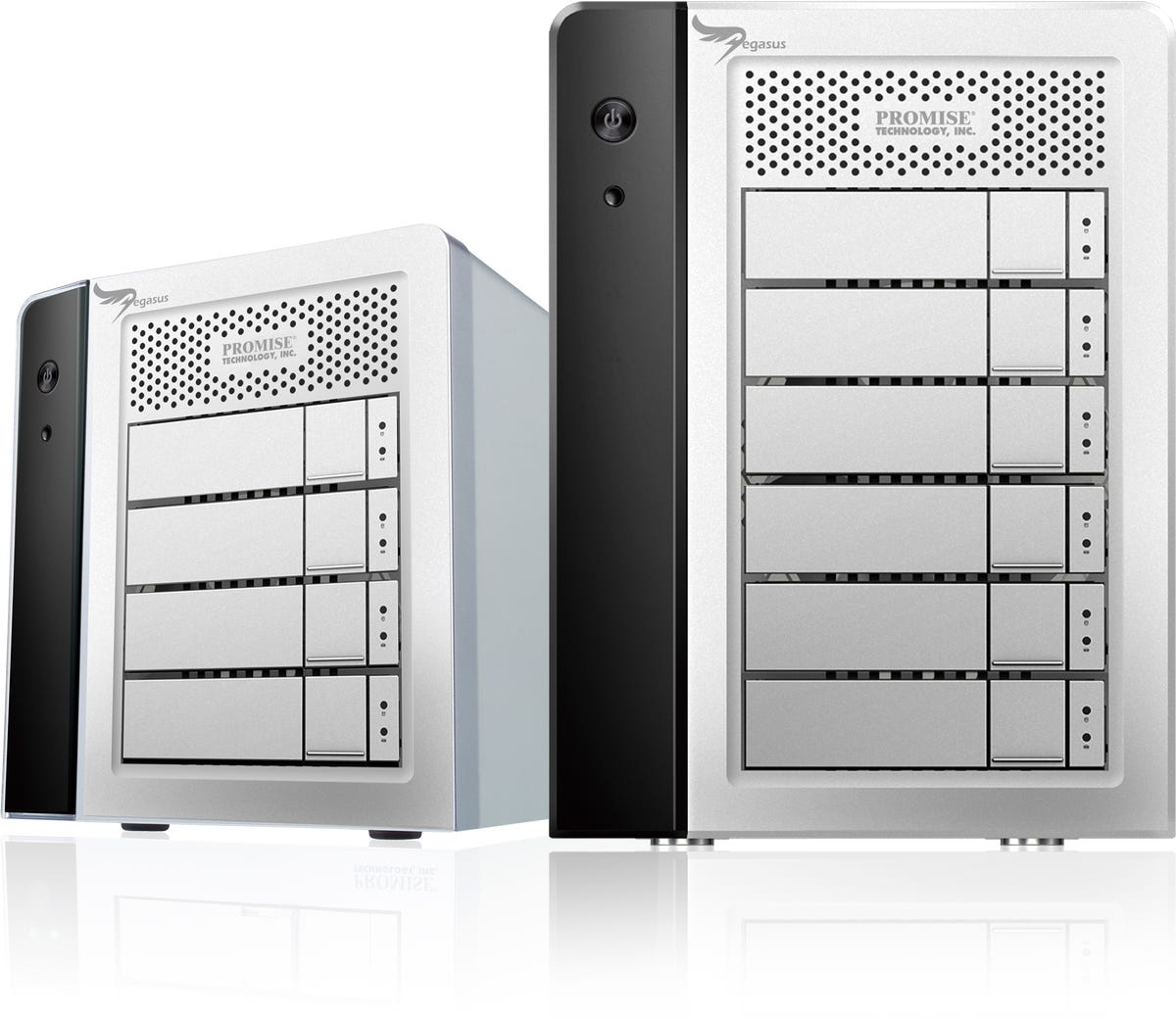 The new Thunderbolt-enabled Pegasus storage solutions from Promise.