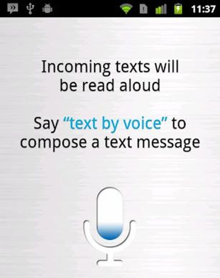 Sonalight's Text by Voice offers hands-free text messaging--both sending and receiving.