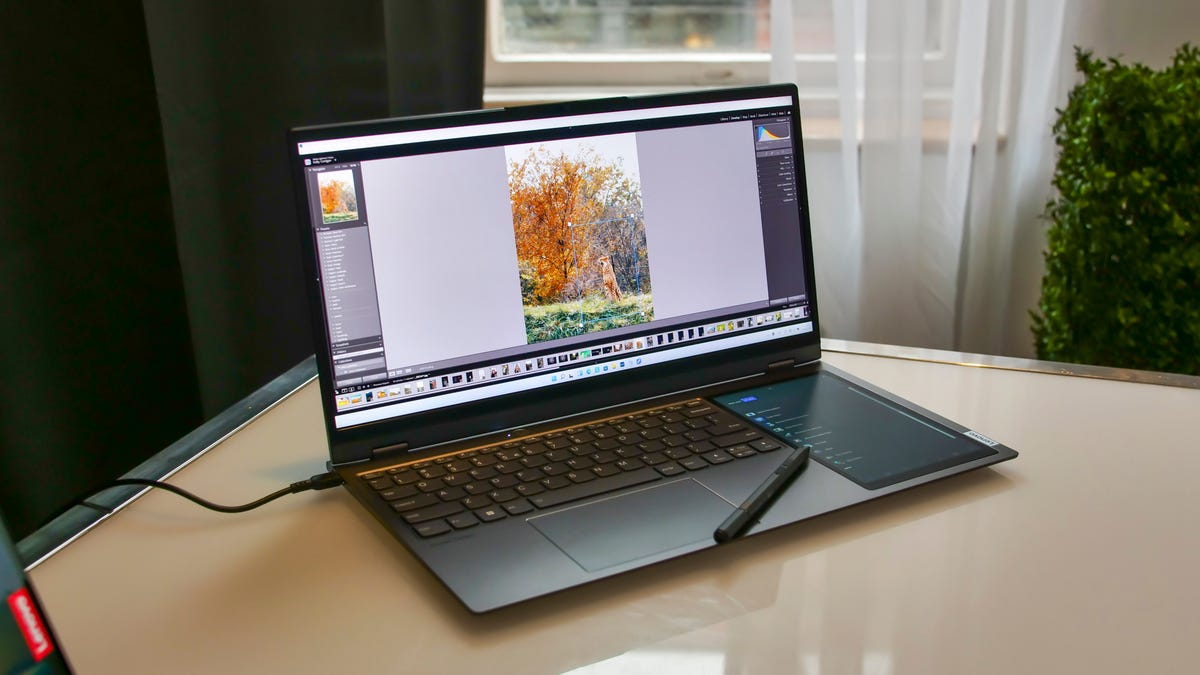 Lenovo ThinkBook Plus Gen 3 found a weird new place to add a second screen,  and we're into it - CNET