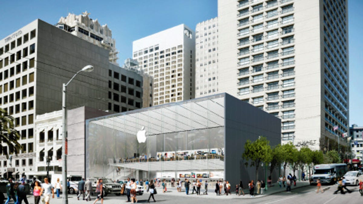 Apple&apos;s proposed Union Square store.
