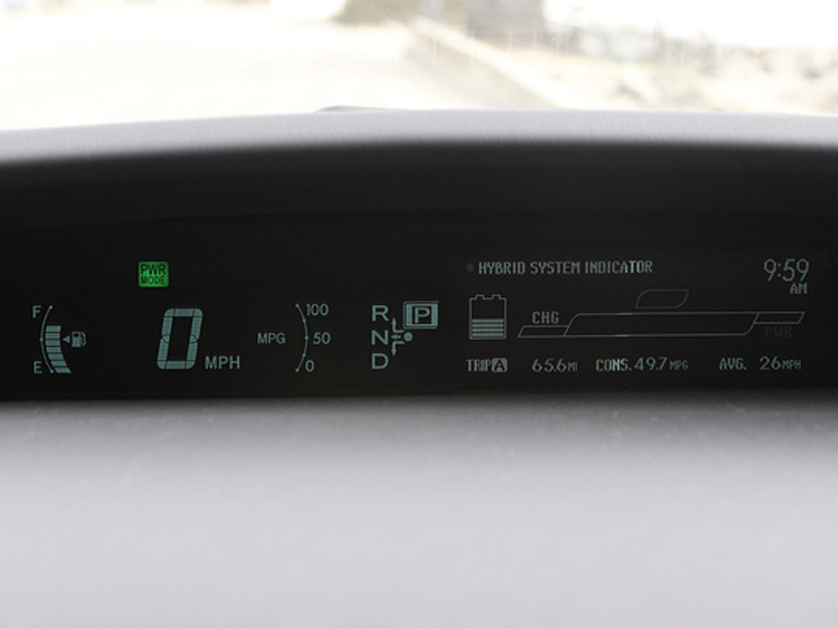 2010 Prius dashboard