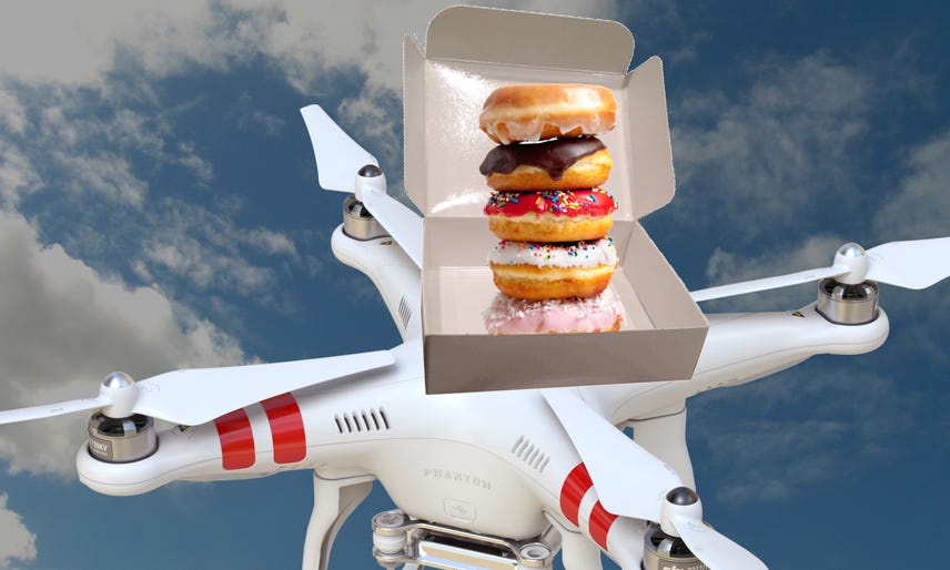Drone-delivered donuts? Check (Tomorrow Daily 397)