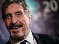 <p>John McAfee, seen here in 2017, is once again in hot water with the US government.&nbsp;</p>
