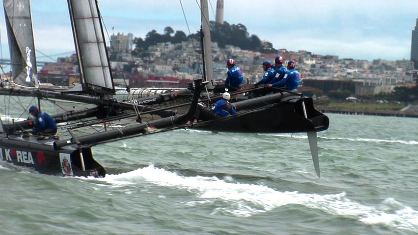 High-tech America's Cup races into the future