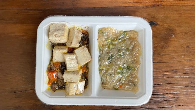 fresh n lean tofu meal